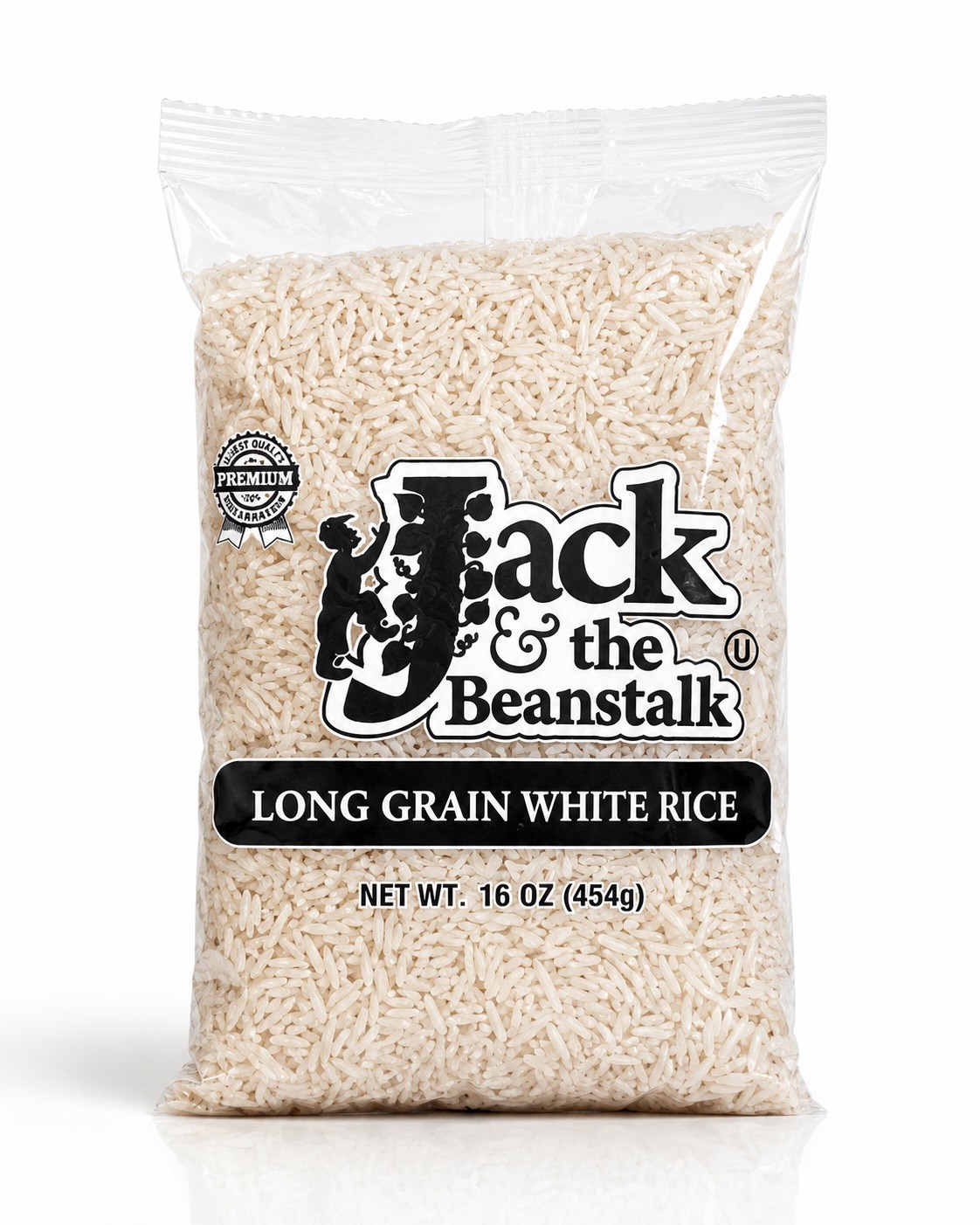 Black & The Beanstalk Long Grain White Rice 16 oz 1 lb Premium White Rice New