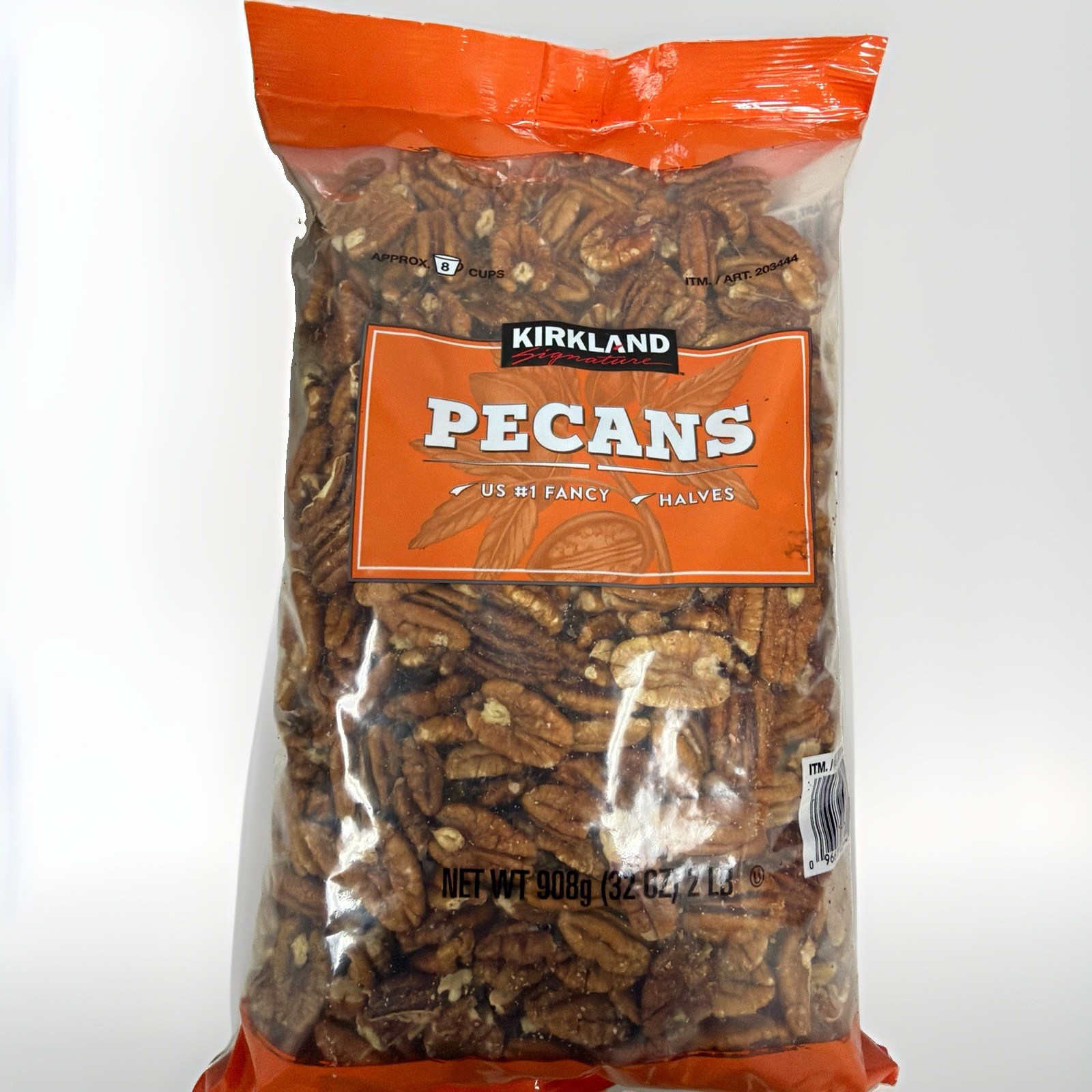 Kirkland Signature Pecans US #1 Fancy Halves 908 g (32 oz) Tree Nuts