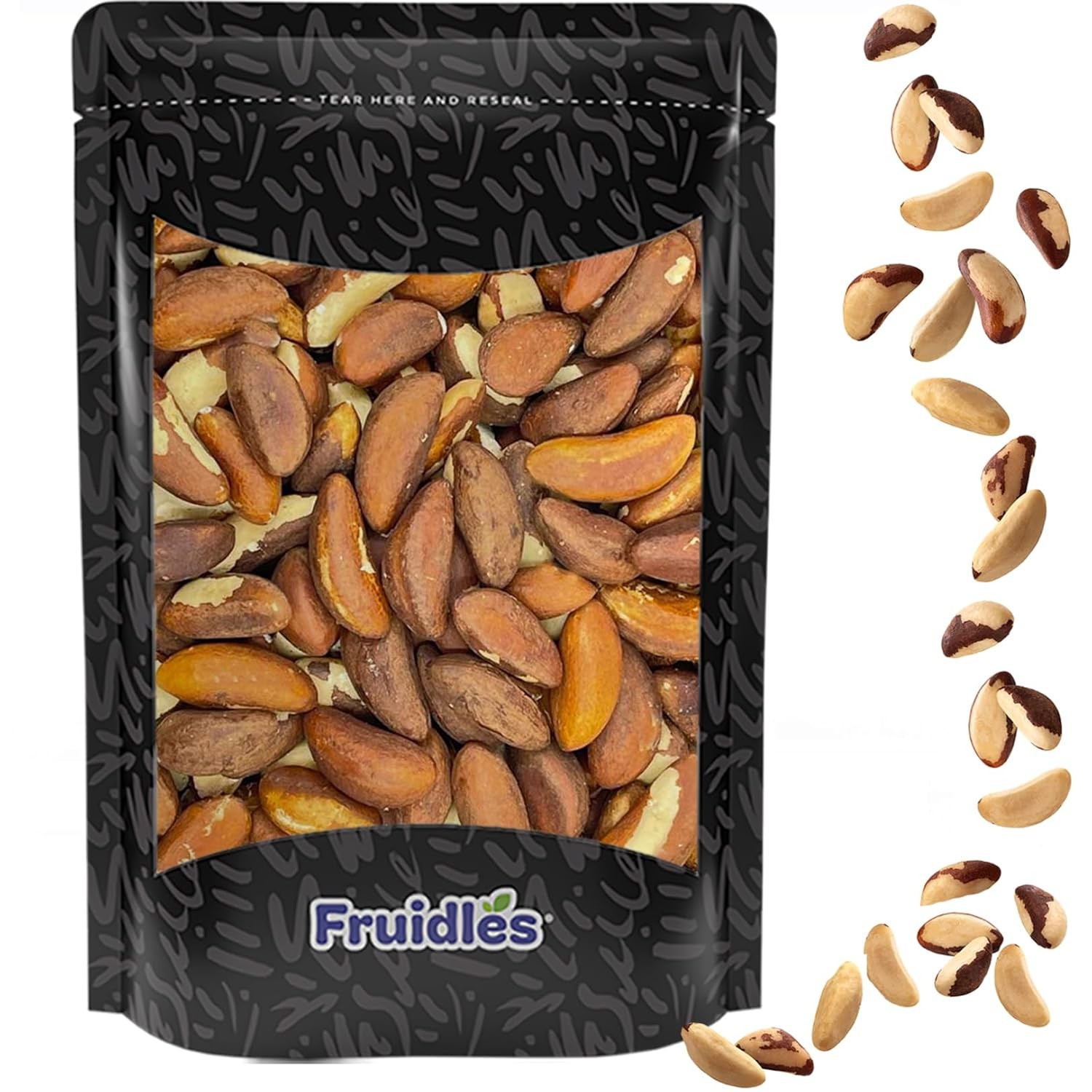 Raw Half-Pound Brazil Nuts Non GMO Gluten Free Healthy Fat Emergency Food