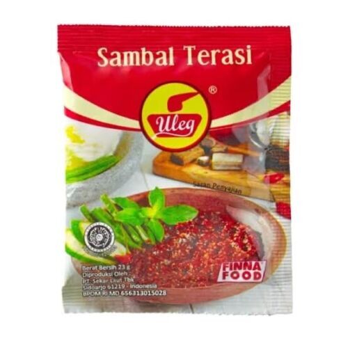 [idHerb]Sambal Uleg Finna Sambal Terasi Indonesia Food 23 gr Per Pack 10 Sachet