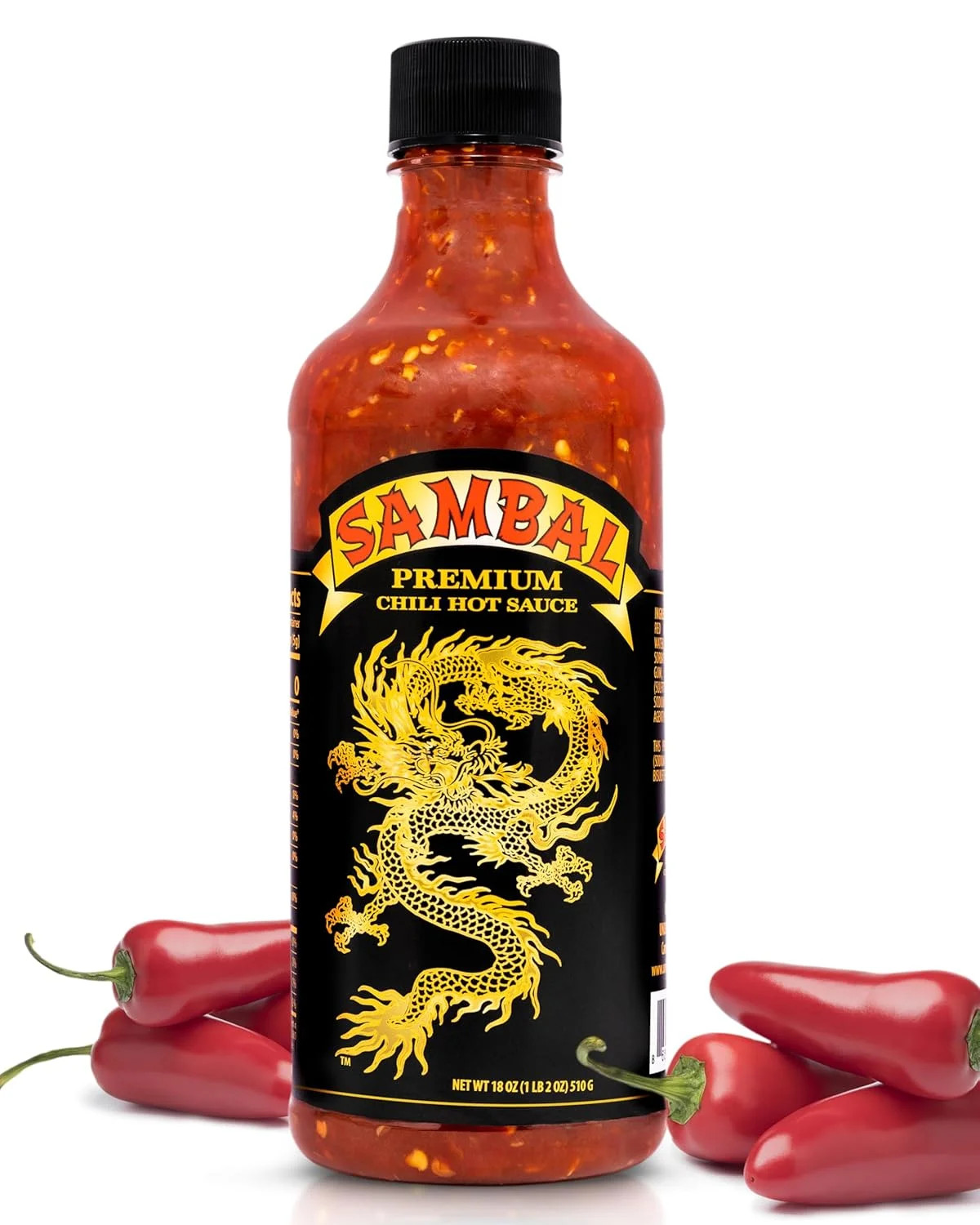 Underwood Ranches Limited Edition Dragon Sambal Sauce – Hot Sauce for Eggs, Pizz