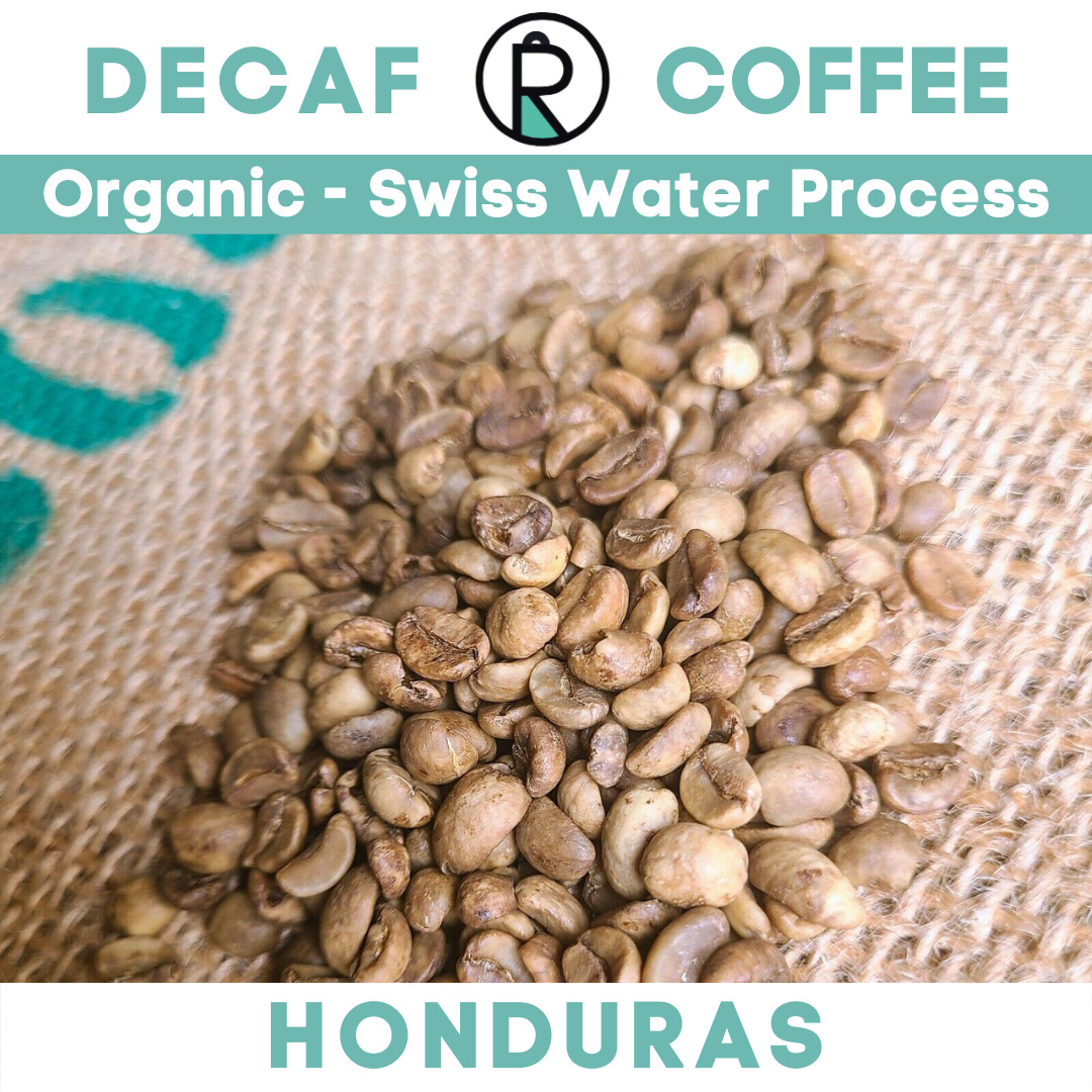 ORGANIC DECAF COFFEE BEANS – SWISS WATER – UNROASTED – GREEN