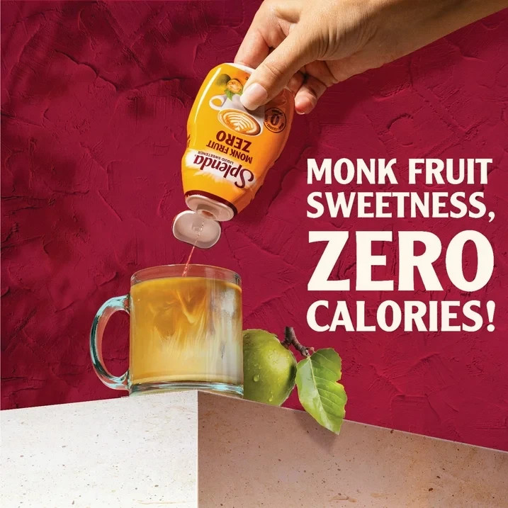 Splenda Zero Monk Fruit Zero Calorie Liquid Sweetener 3.38 fl. oz.