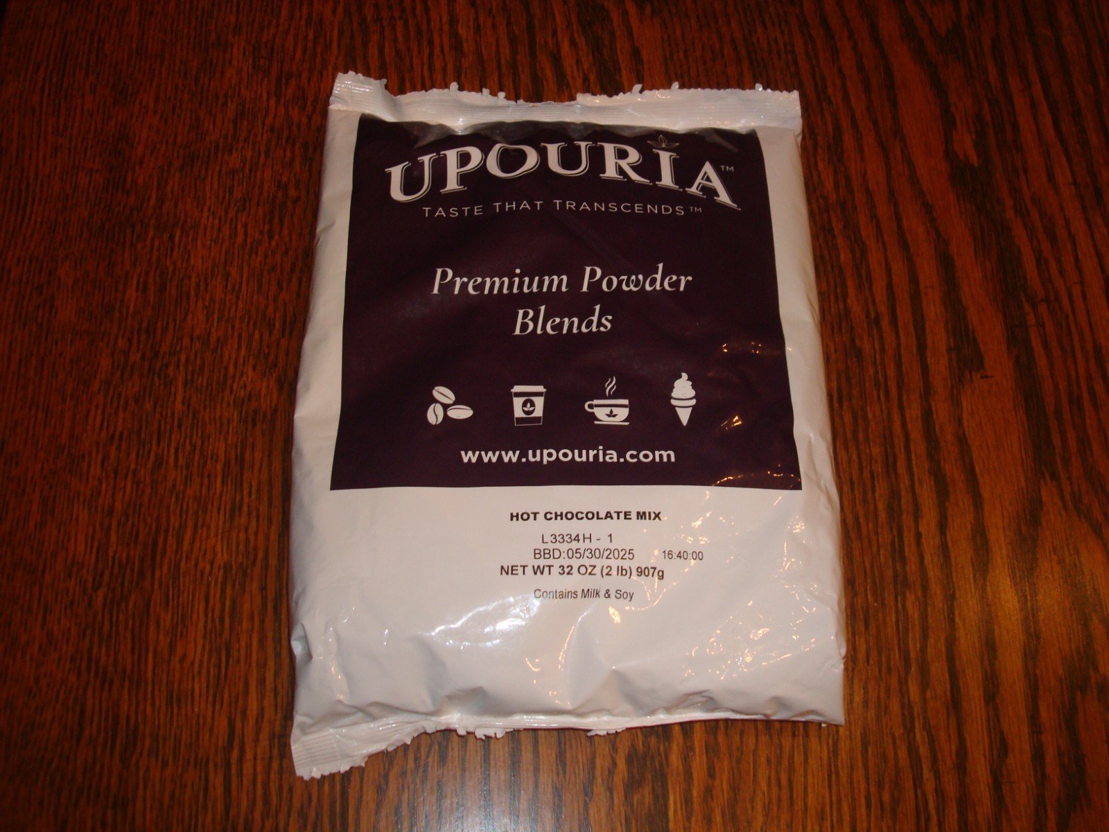 UPOURIA 2 lb. Premium Hot Chocolate Mix Powder Blend – BBD 05/2025 – New Sealed