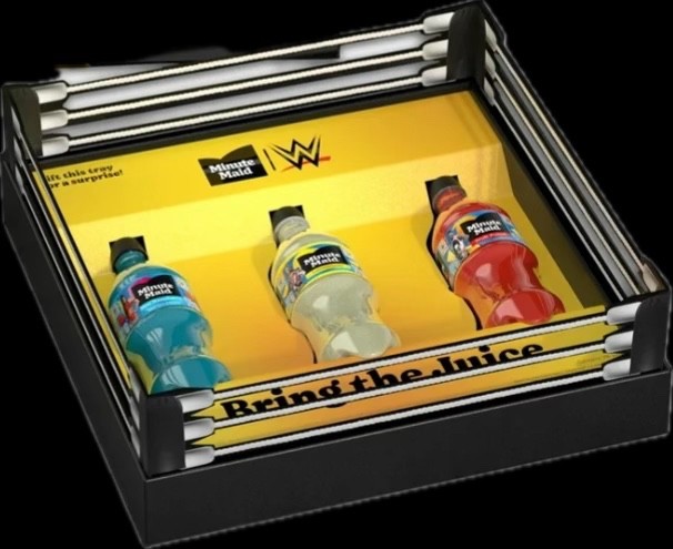 WWE Cody Rhodes, Jey Uso,& Bianca Blair 1 Each Bottle 20 fl oz Display Box Ring