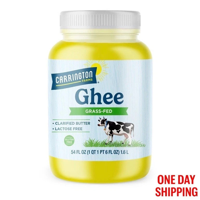 Carrington Farms Ghee 54oz Clarified Butter High-Quality Cooking Fat