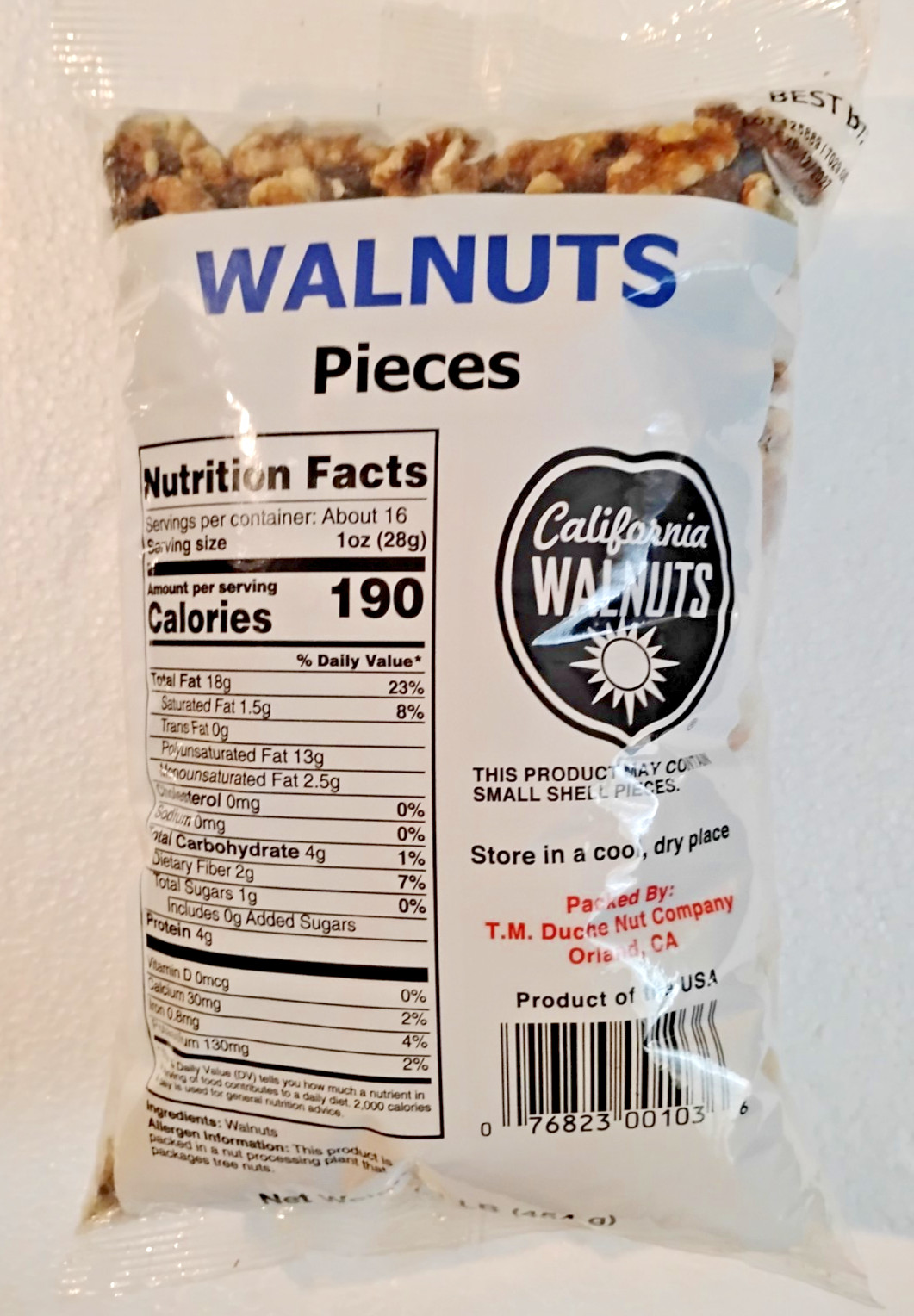Raw Shelled Premium California Walnuts 3 LBS 12/27 $$$$ DONATED TO DISABLED VET