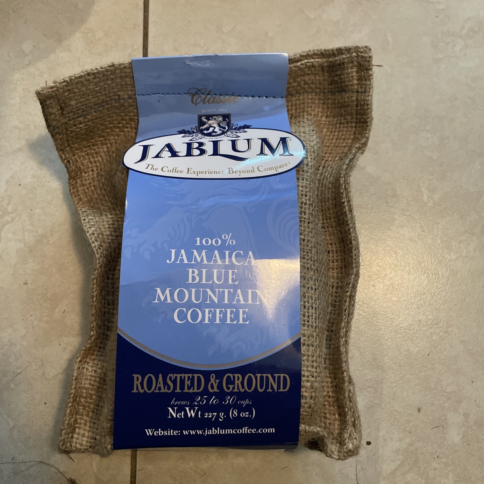 Jamaica Classic Medium Roasted Ground Coffee 8 oz bag