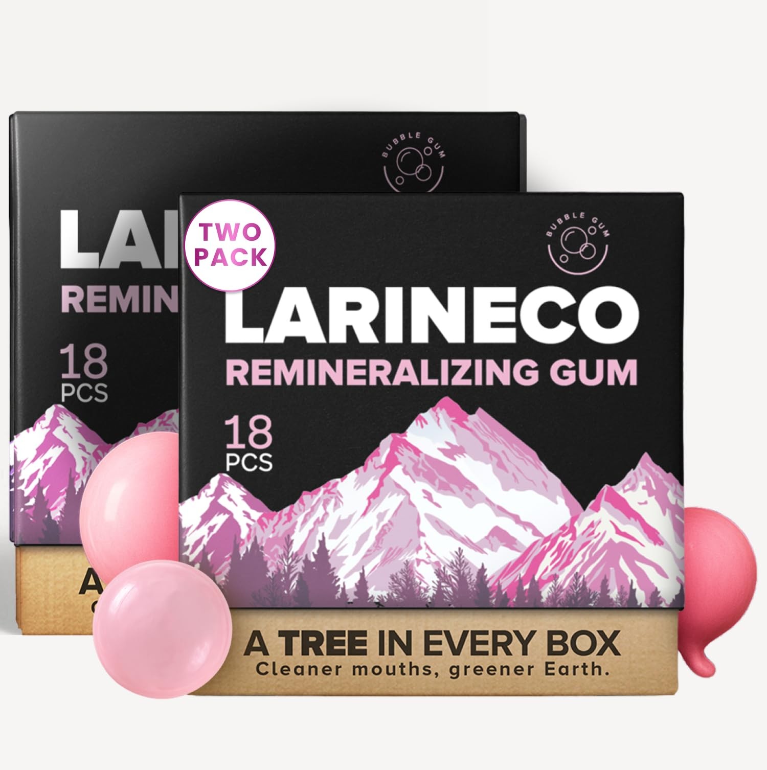 Larineco Remineralizing Gum with Nano Hydroxyapatite Xylitol – Sugar-Free Ci…