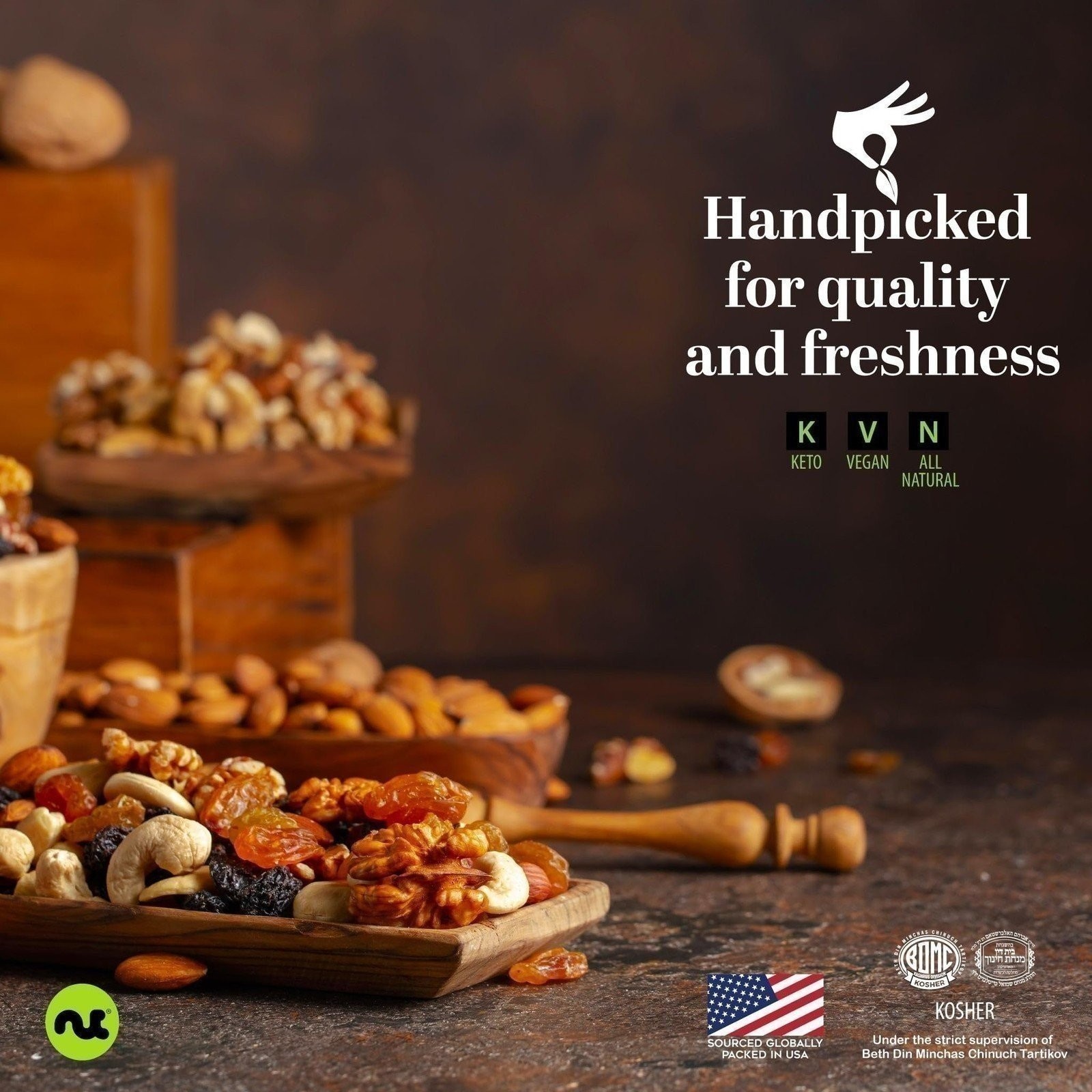 Nut Cravings – Raw Whole Cashews, Unsalted, Shelled,Bulk Nuts Packed Fresh in…