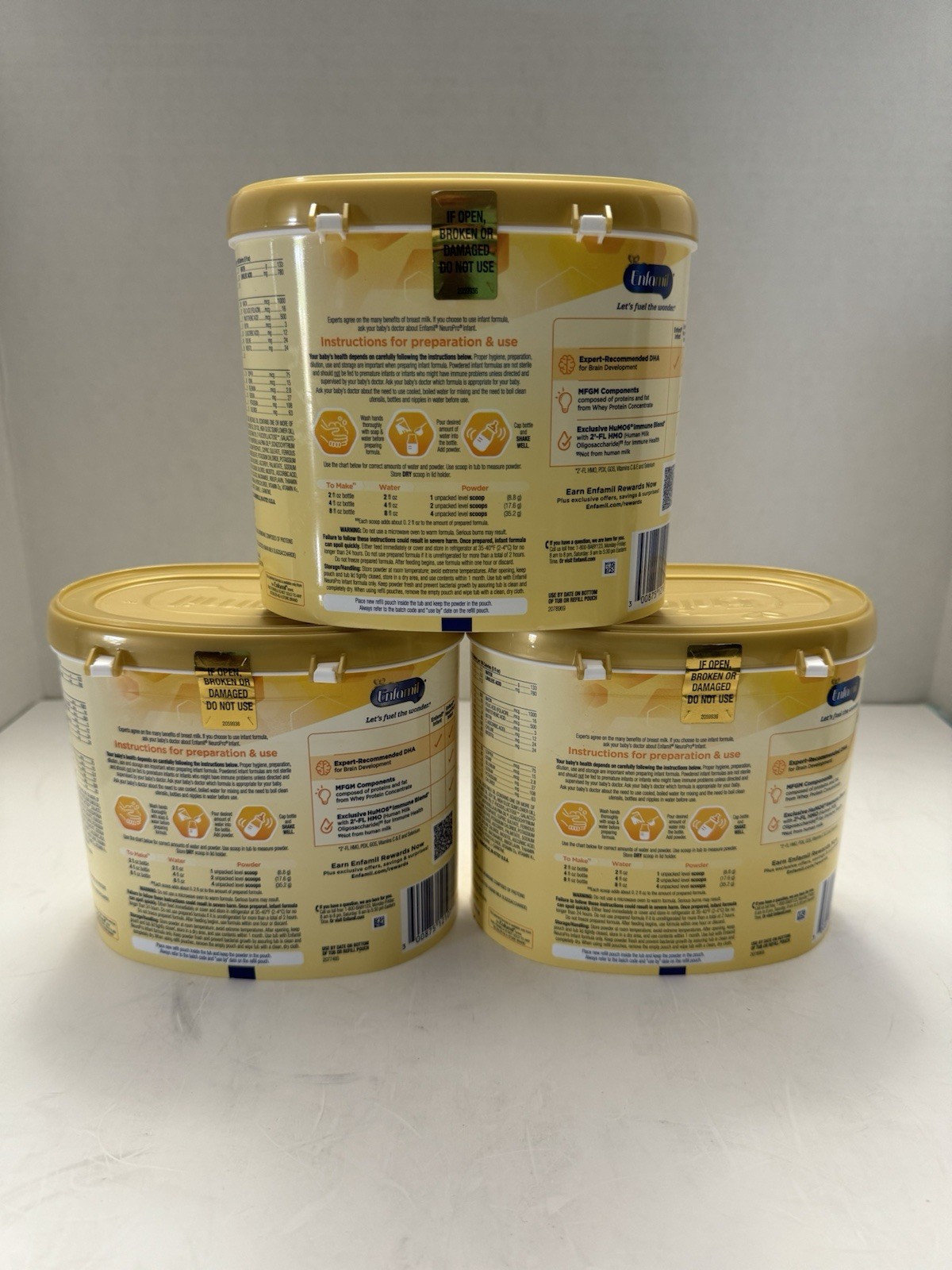 NEW Enfamil NeuroPro Infant Formula 20.7oz (4pack) USE BY APRIL/2027 Or Later