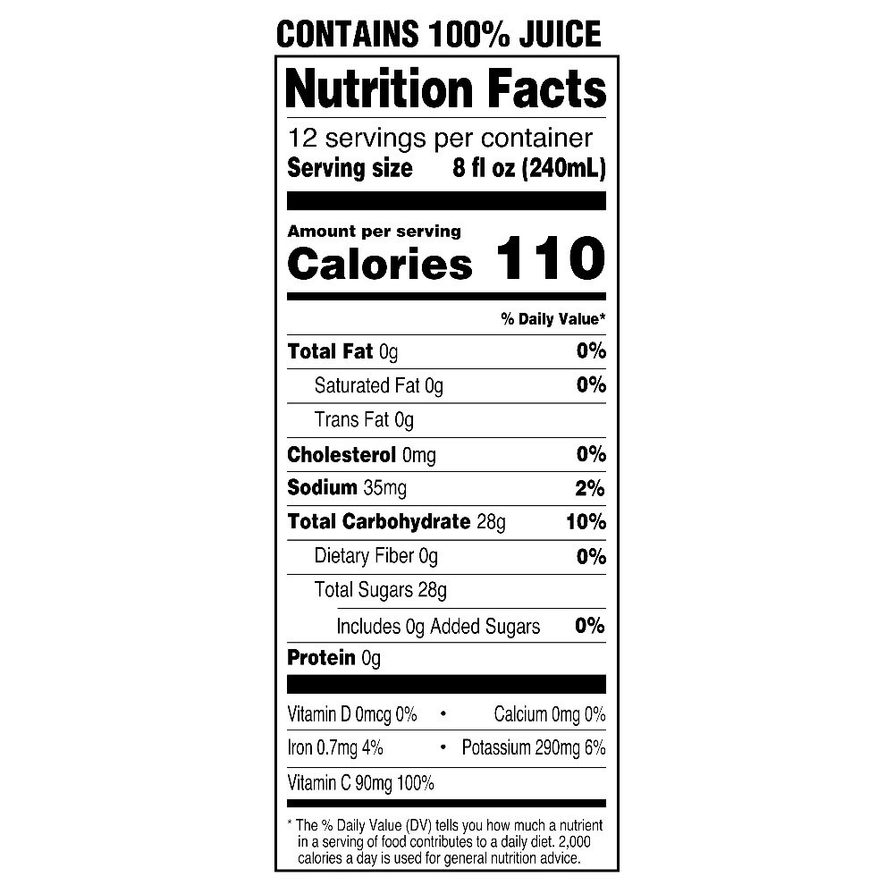(2 pack) 100% Juice, 96 fl oz