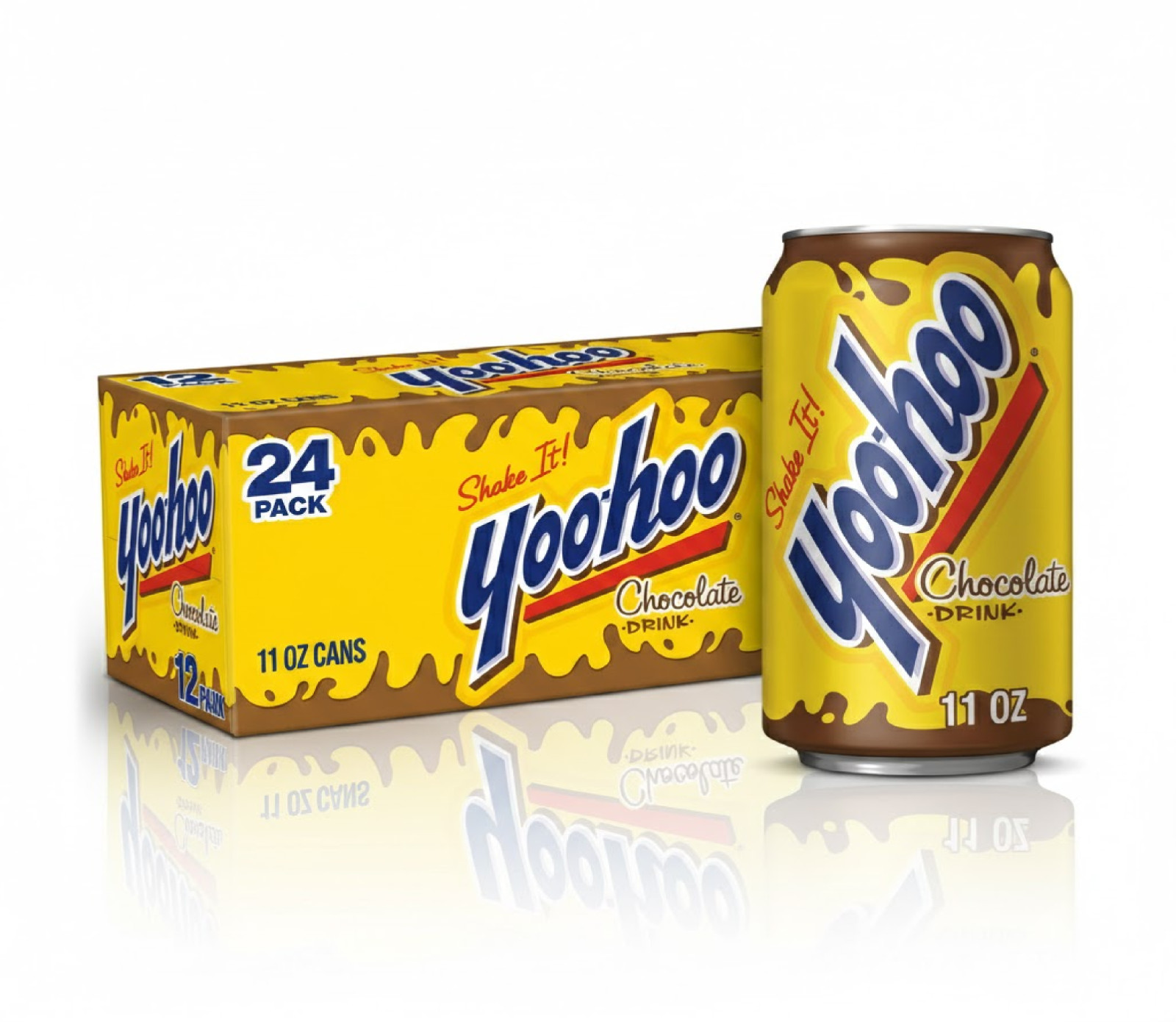 Yoo-hoo Chocolate Drink, 11 Fluid Ounce, 24 Pack Cans