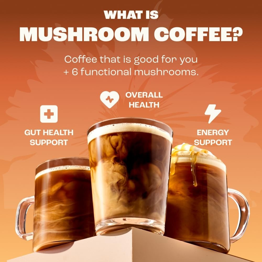 RYZE MUSHROOM Coffee new 30 Servings USDA Organic Gut Health Supplement