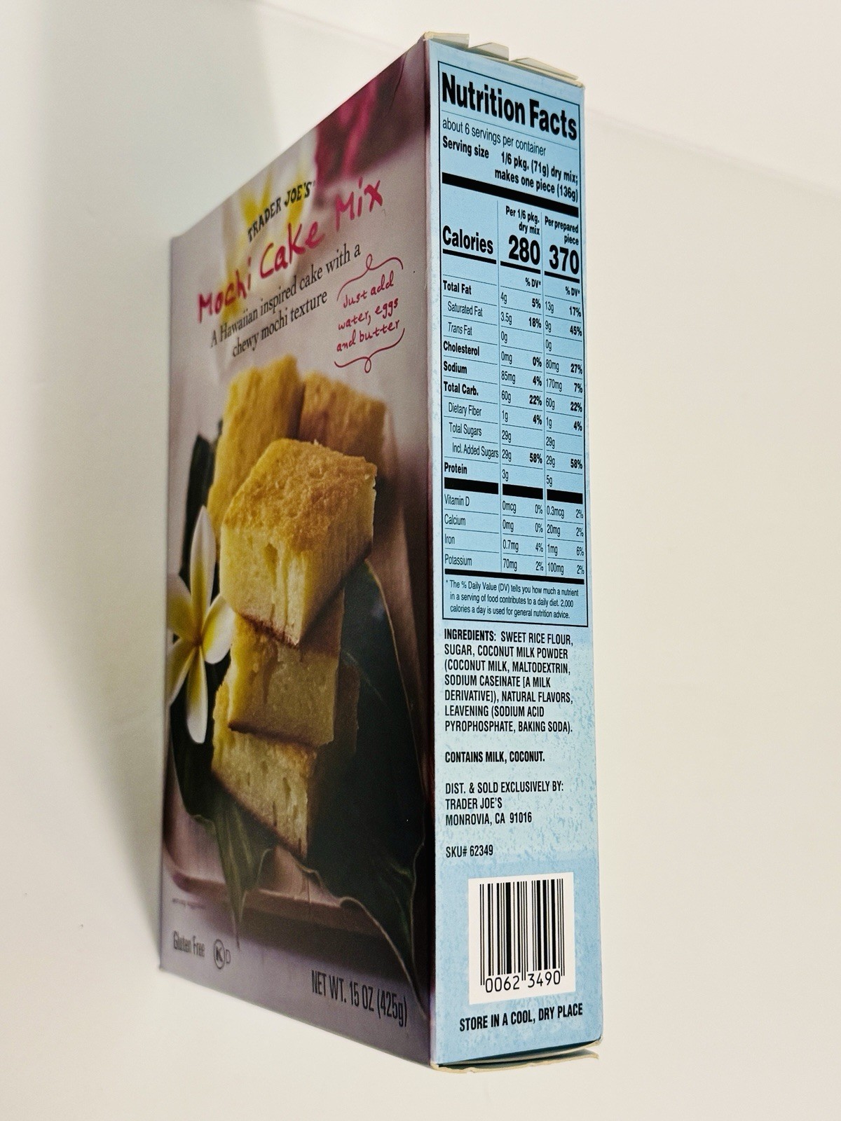 Trader Joe’s Gluten Free Baking Mix Set, Brownie, Pancake, Mochi, 6 Pack