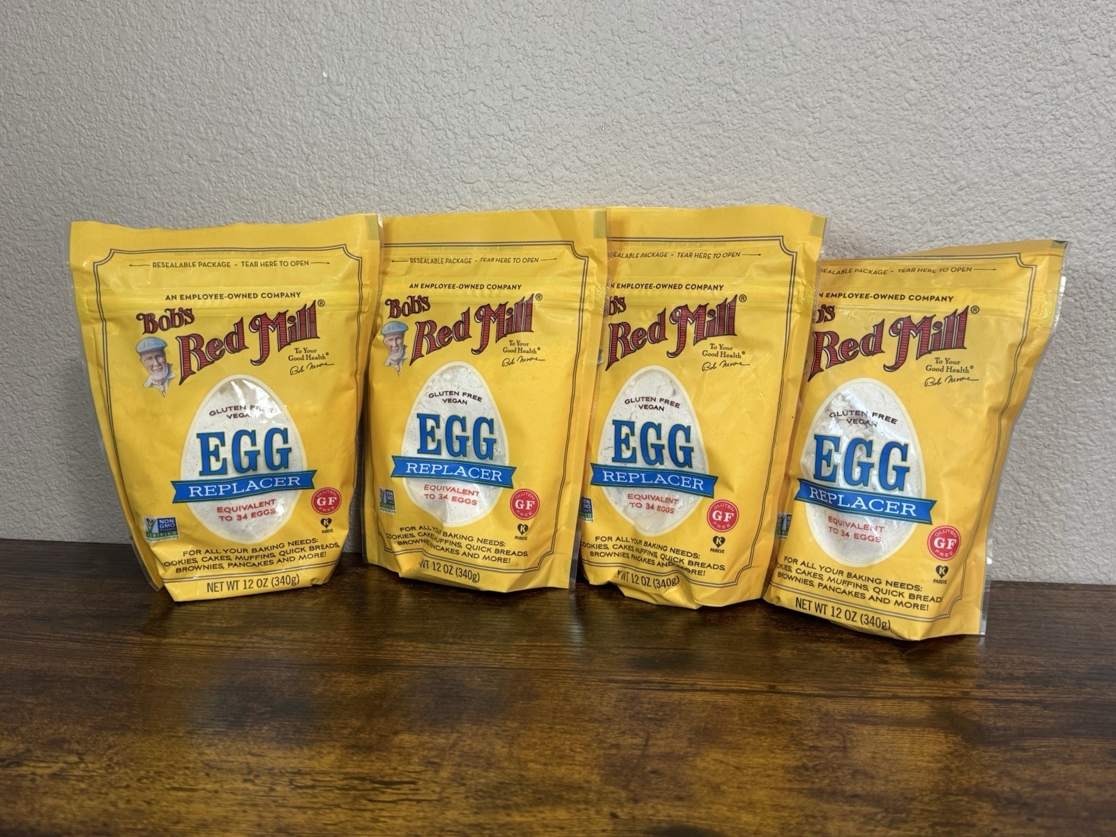 Bob’s Red Mill Gluten-Free Egg Replacer, 12 oz Powder, 4-Pack