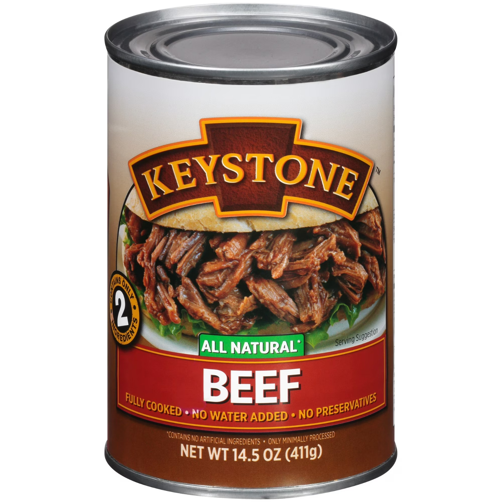 Keystone All Natural Beef, 14.5 oz Can ORIGNAL