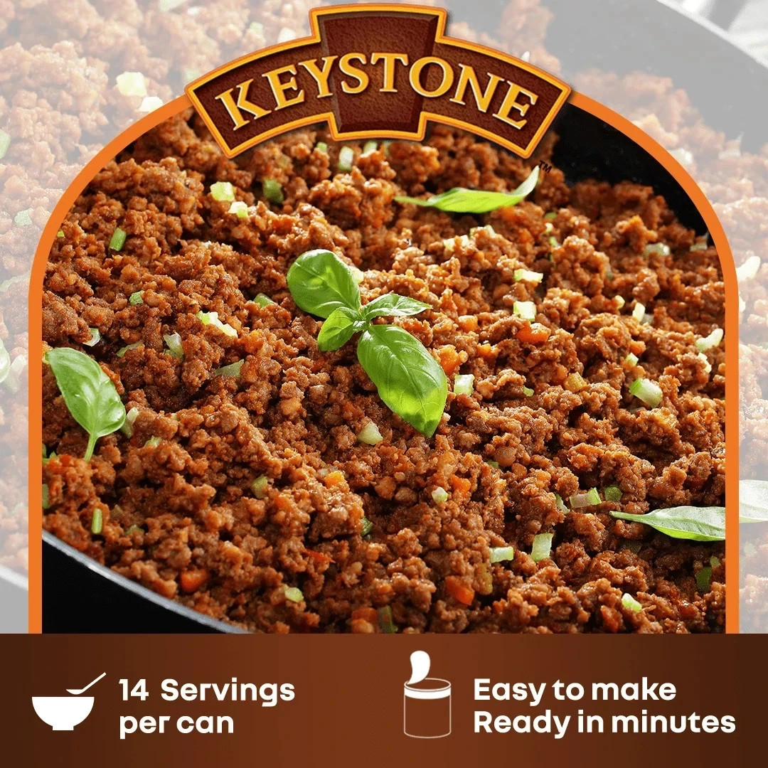 Keystone All natural Ground Beef 28 oz Can, (PACK OF 2) Free Shipping