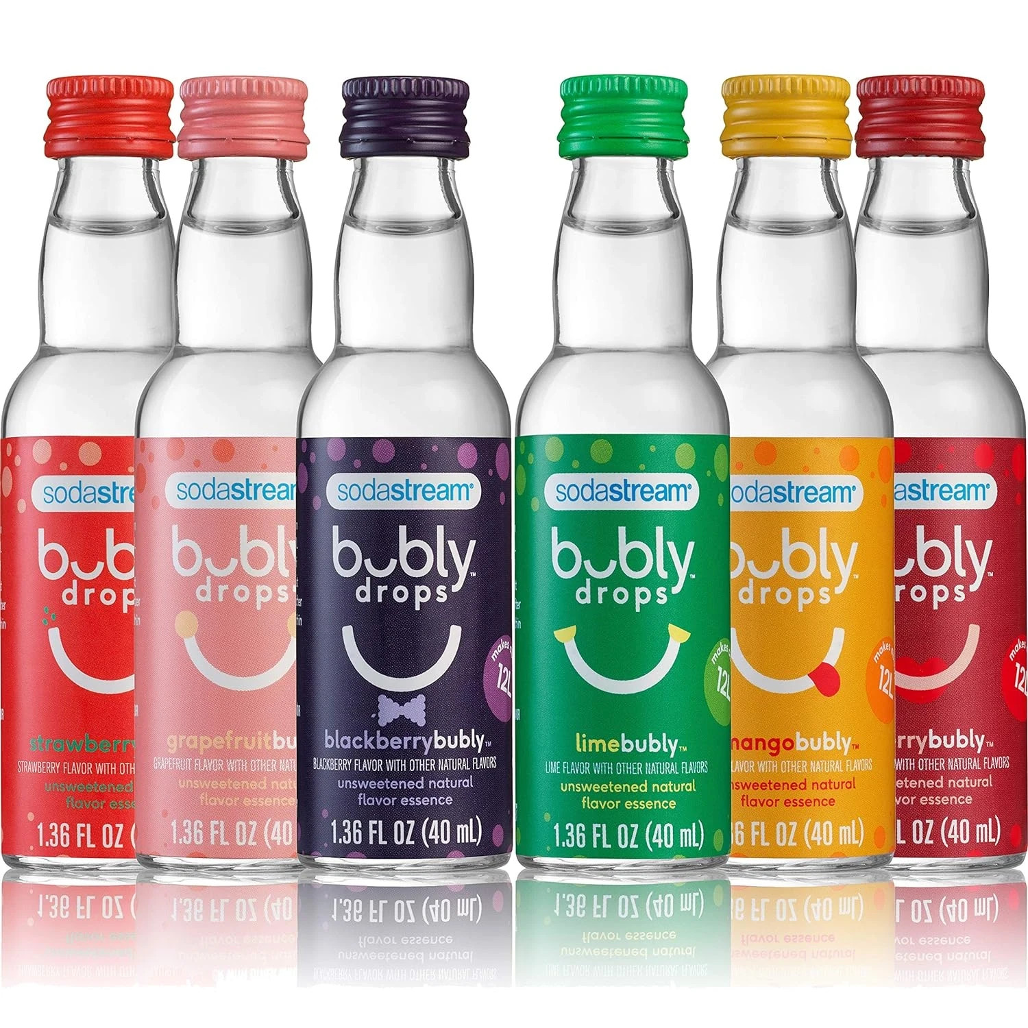 Sodastream – Bubly Fruit Drops for Sparkling Water | Natural Fruit Flavor | Zero