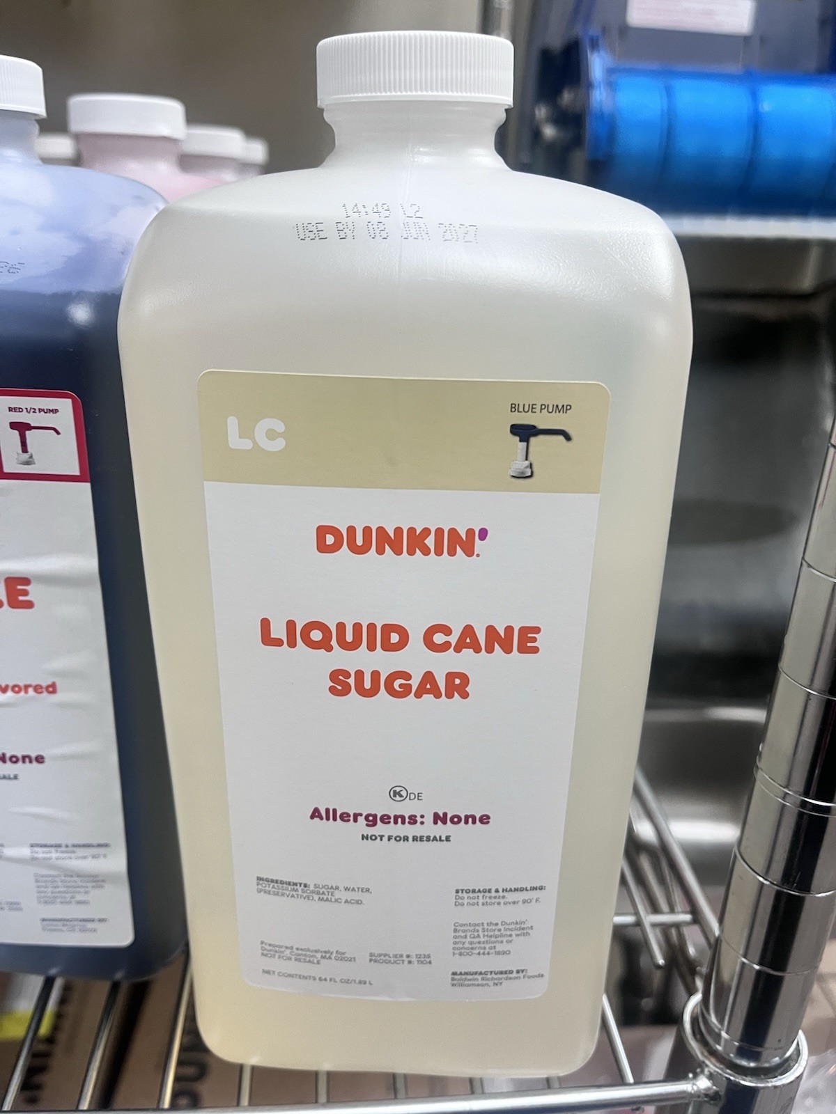 Dunkin’ Liquid Cane Sugar with Pump