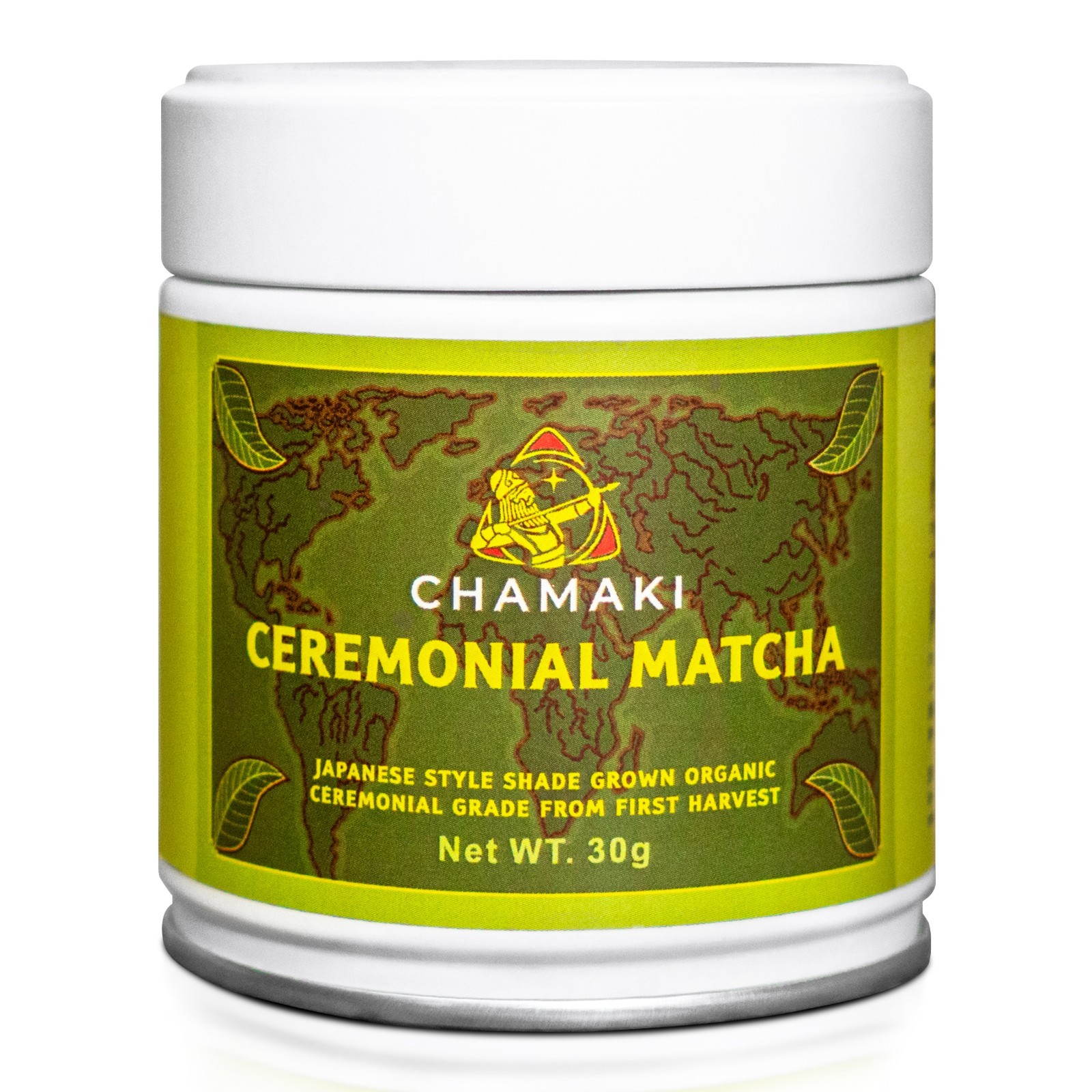 Chamaki Ceremonial Matcha Powder-First Harvest Japanese Style Organic 30g