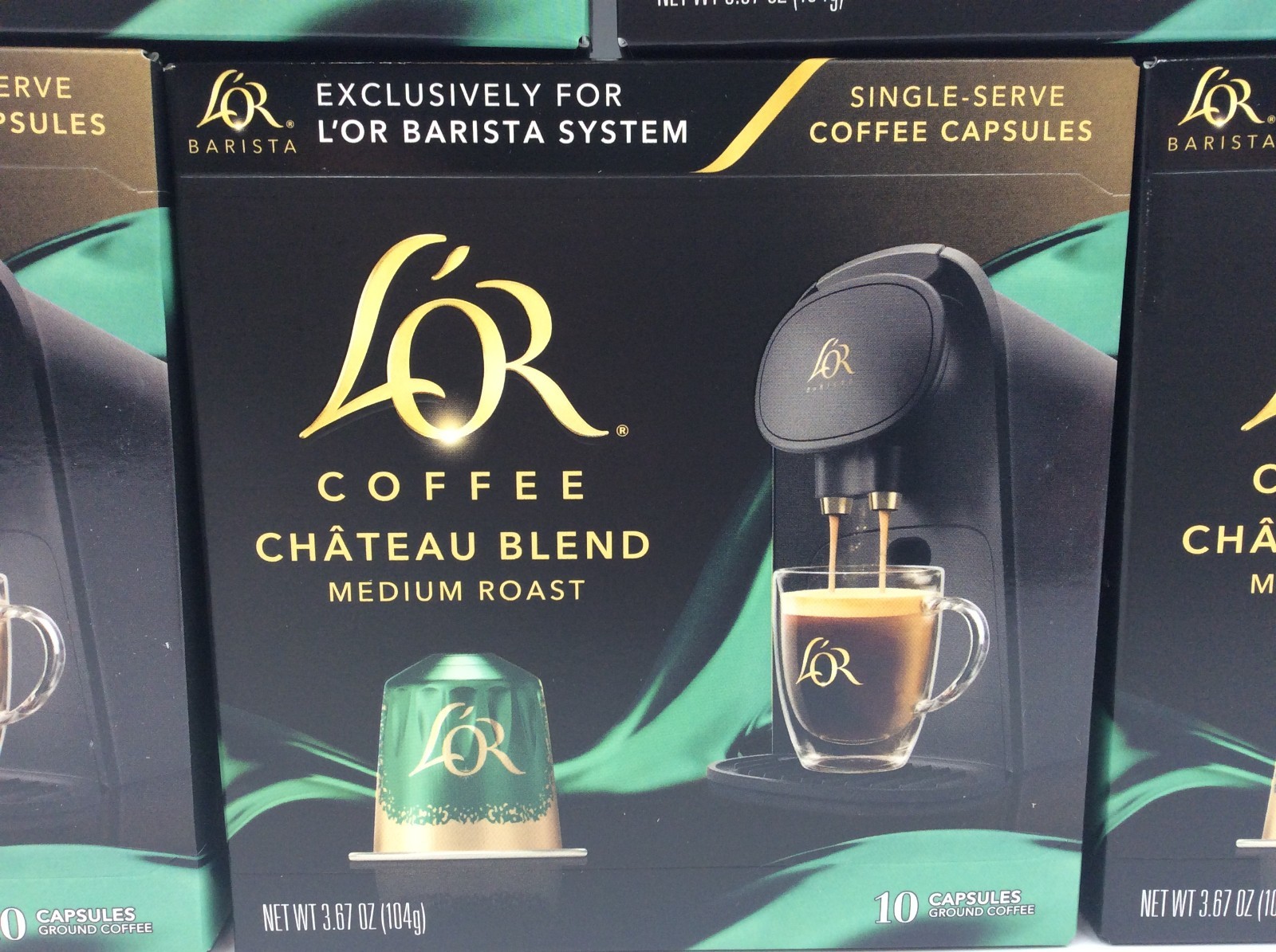 L’OR Coffee Pods Chateau Medium Roast Blend, Single-Serve, 50 Pods ☕04/2027☕