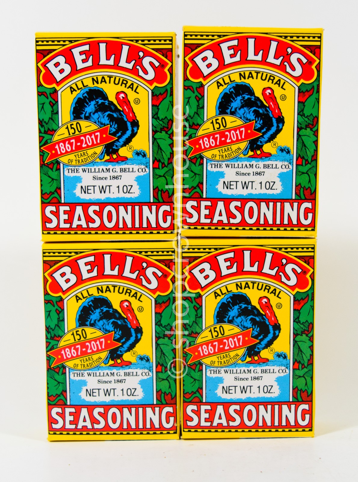 4 Bell’s All Natural SALT FREE Seasoning Poultry Pork Fish 1 ounce 07/24/2026