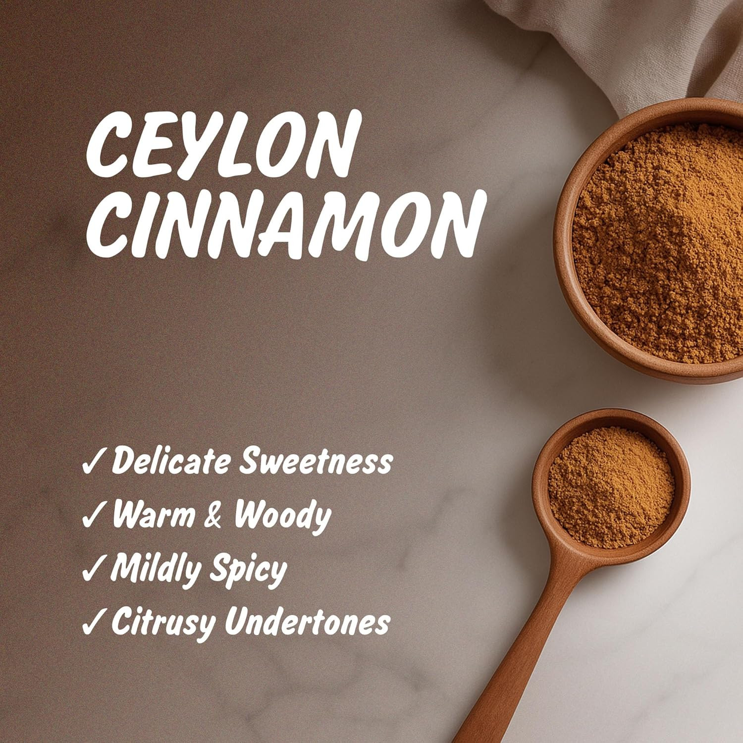 USDA Organic Ceylon Cinnamon Powder, Lab Tested for Heavy Metals, Resealable 4Oz
