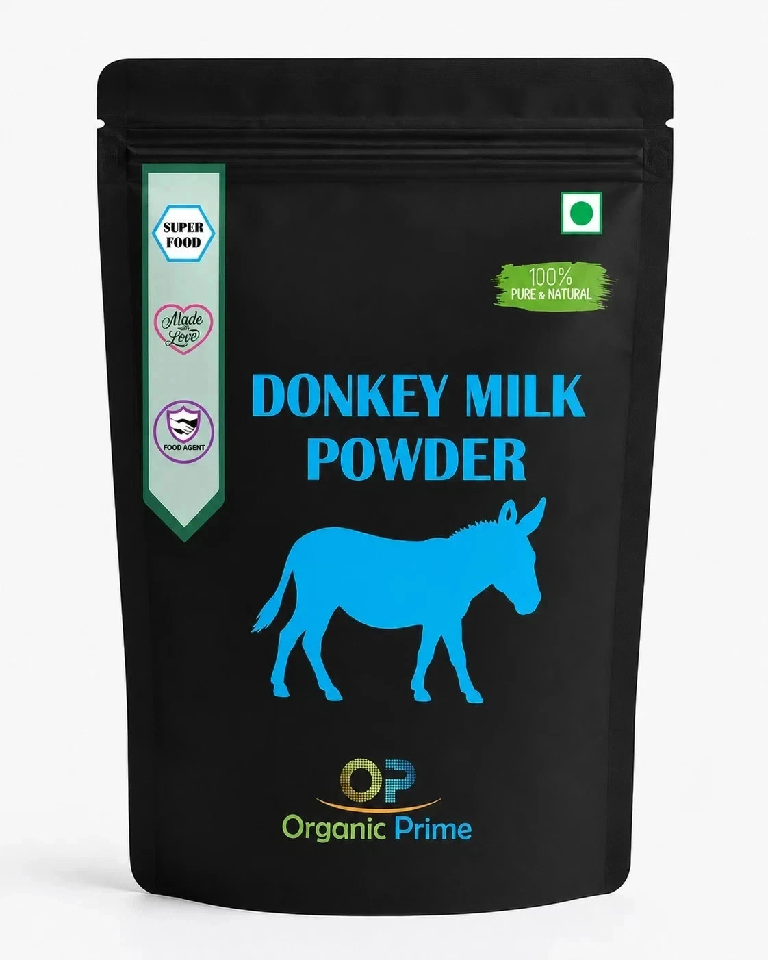 ORGANIC PRIME DONKEY MILK POWDER (50GM to 1000GM)