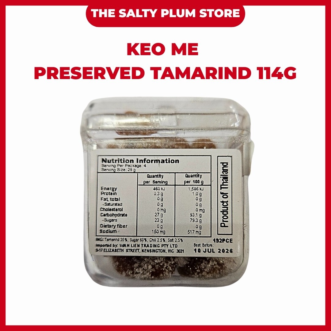 Keo Me Preserved Tamarind 114g The Salty Plum Store