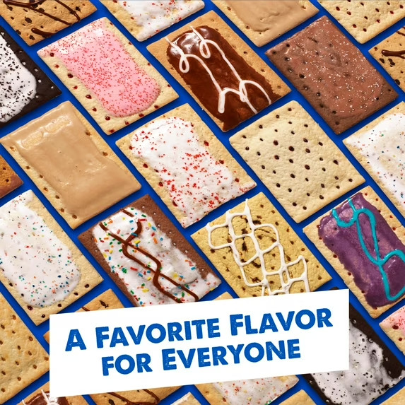 Pop-Tarts Frosted Blueberry Toaster Pastries, Breakfast Foods, Shelf-Stable,27..