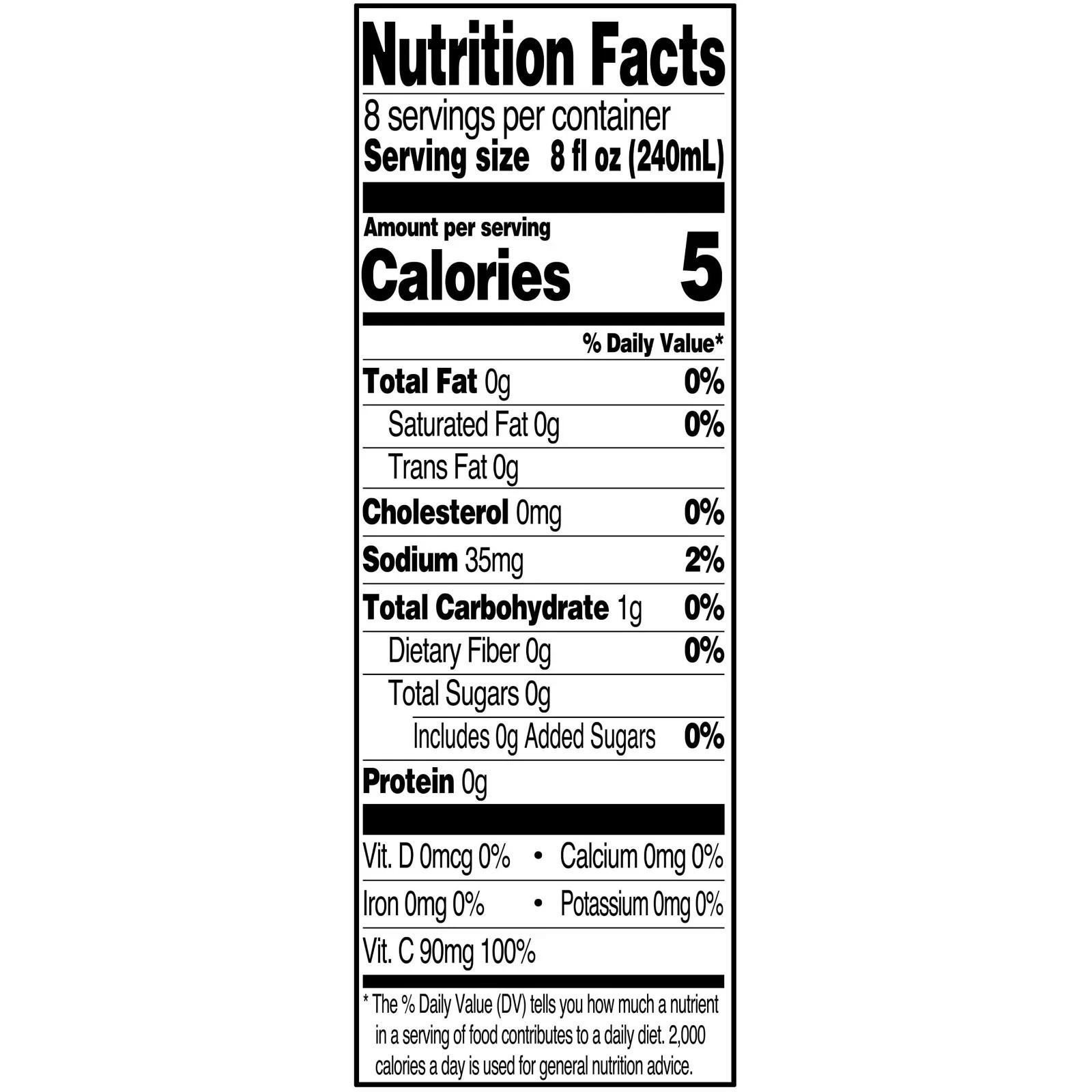 Great Value Zero Sugar Cranberry Black Cherry Cocktail 64 fl oz Bottles (2-Pack)