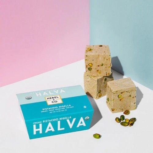 Organic Vegan Halva by Hebel & Co. – Pistachio Nigella (8 oz.) – vegan gift