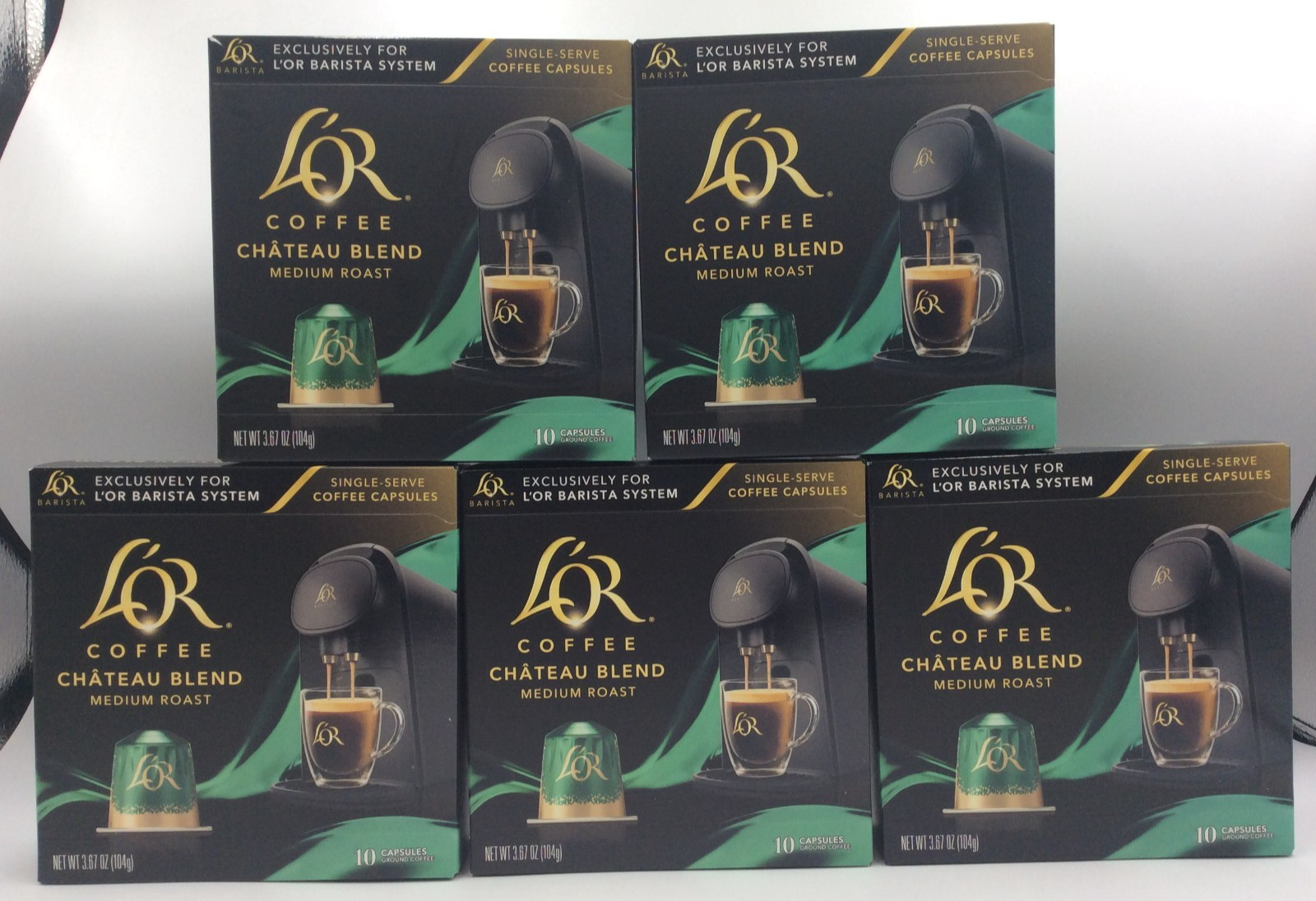 L’OR Coffee Pods Chateau Medium Roast Blend, Single-Serve, 50 Pods ☕04/2027☕