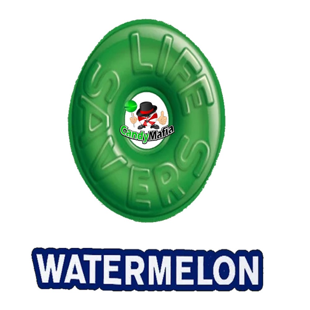 Watermelon Lifesavers WATERMELON – 8oz Hard Candy – Wrapped Candy- 1/2 pound