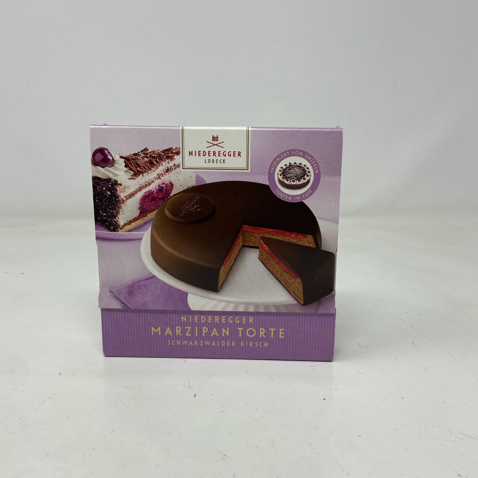 Niederegger Marzipan Torte Black Forest, Dark Choc 185g (6.5oz)