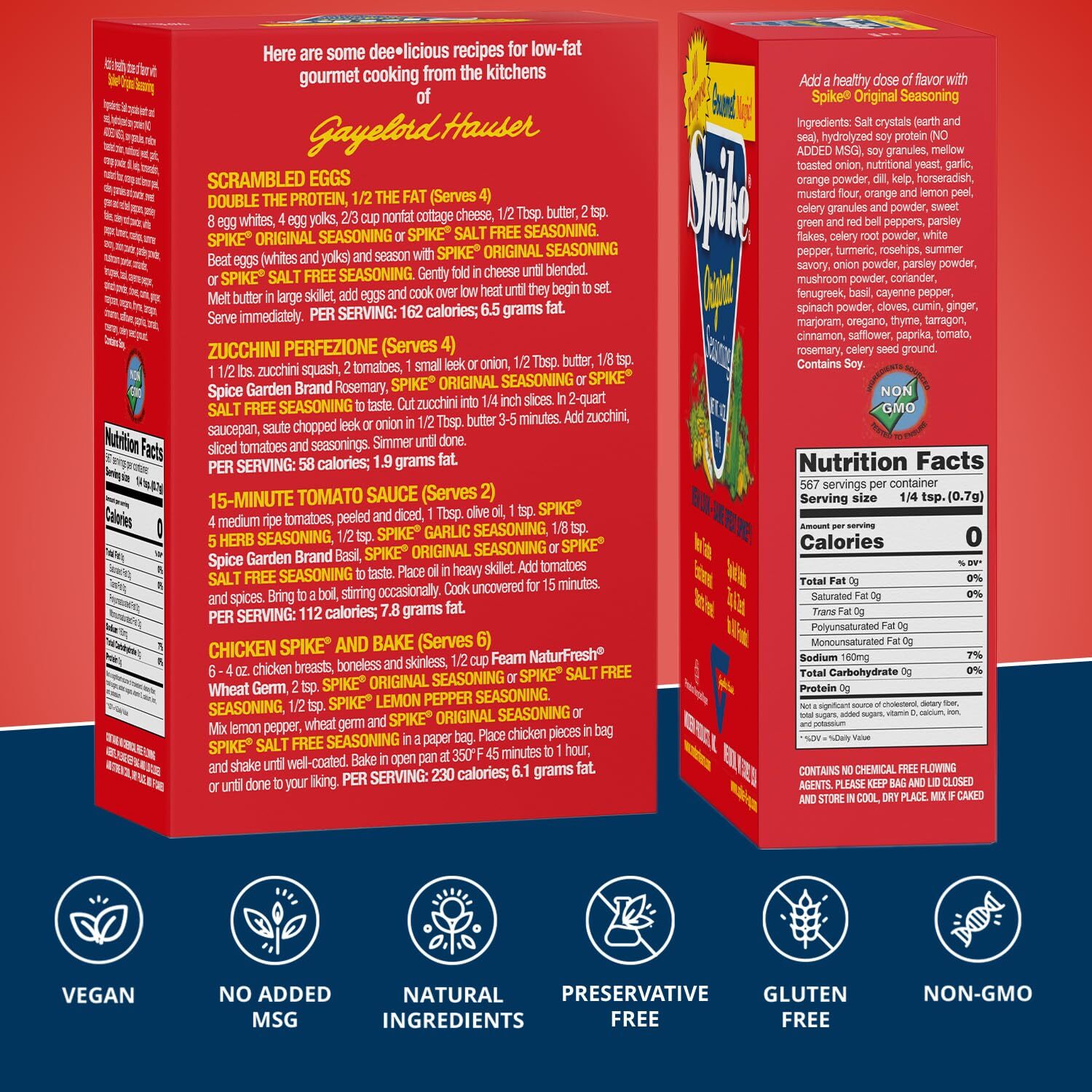 Modern Products Spike Gourmet Natural Seasoning Original Box 1 Each 14 Oz