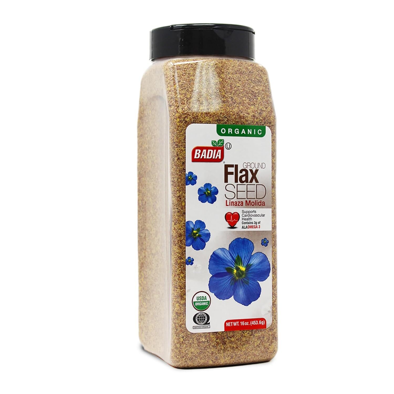 Organic Flax Seed, Ground, 16-Ounce