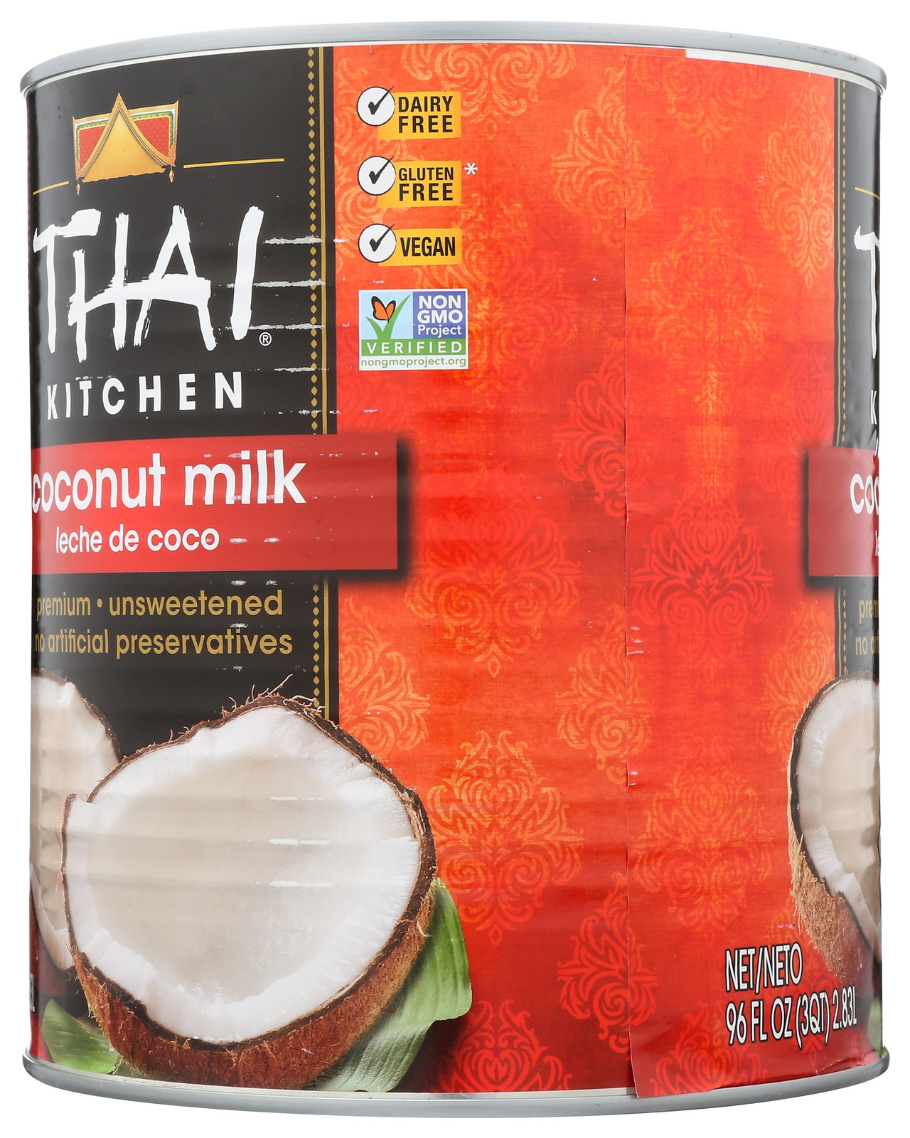 Thai Kitchen Coconut Milk Unsweetened 96 Fl Oz Can 6 Pack