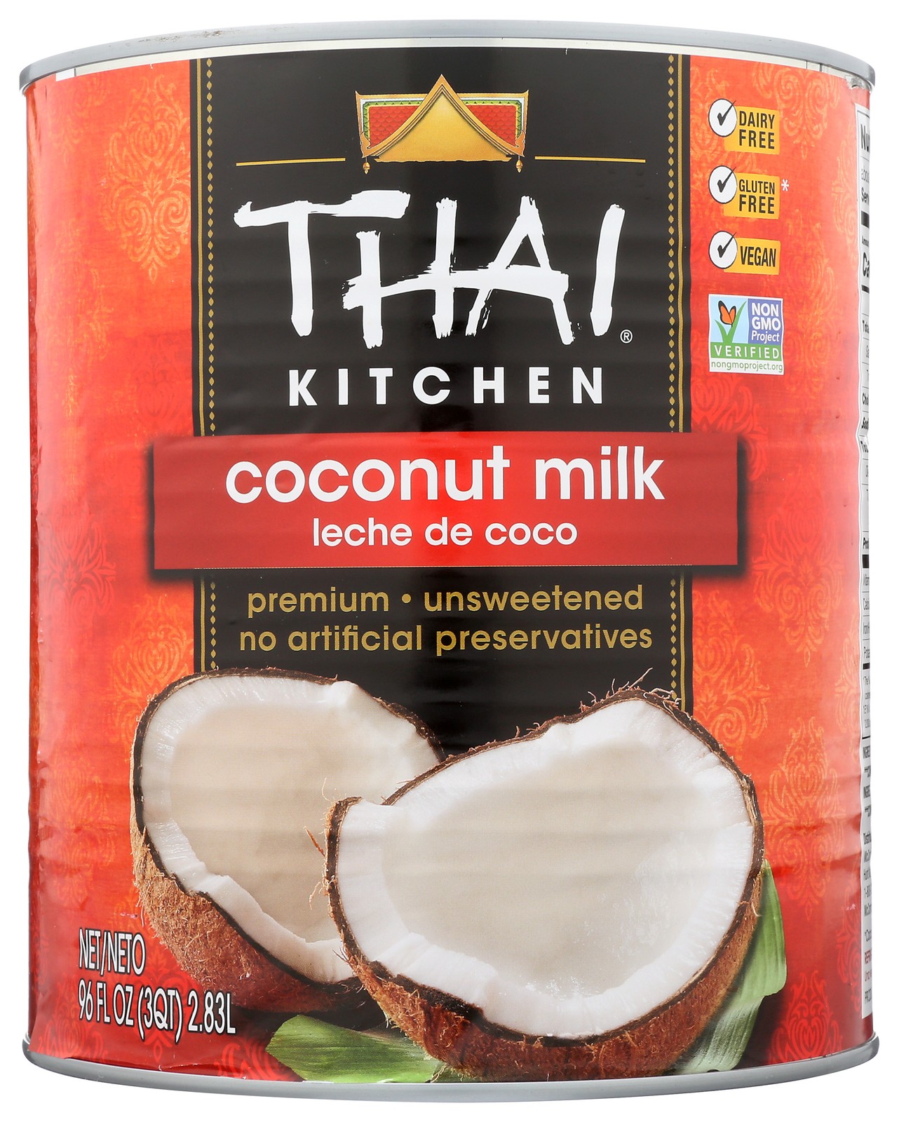 Thai Kitchen Coconut Milk Unsweetened 96 Fl Oz Can 6 Pack