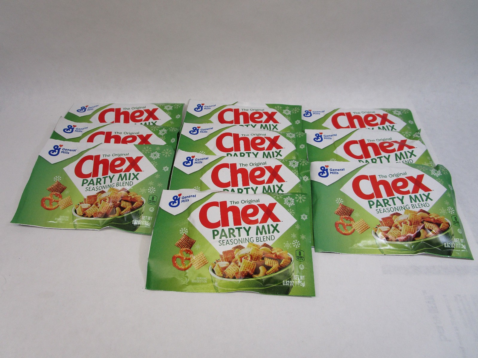 Lot of 10 – The Original Chex Party Mix Seasoning Packets .62oz Exp 08/2027