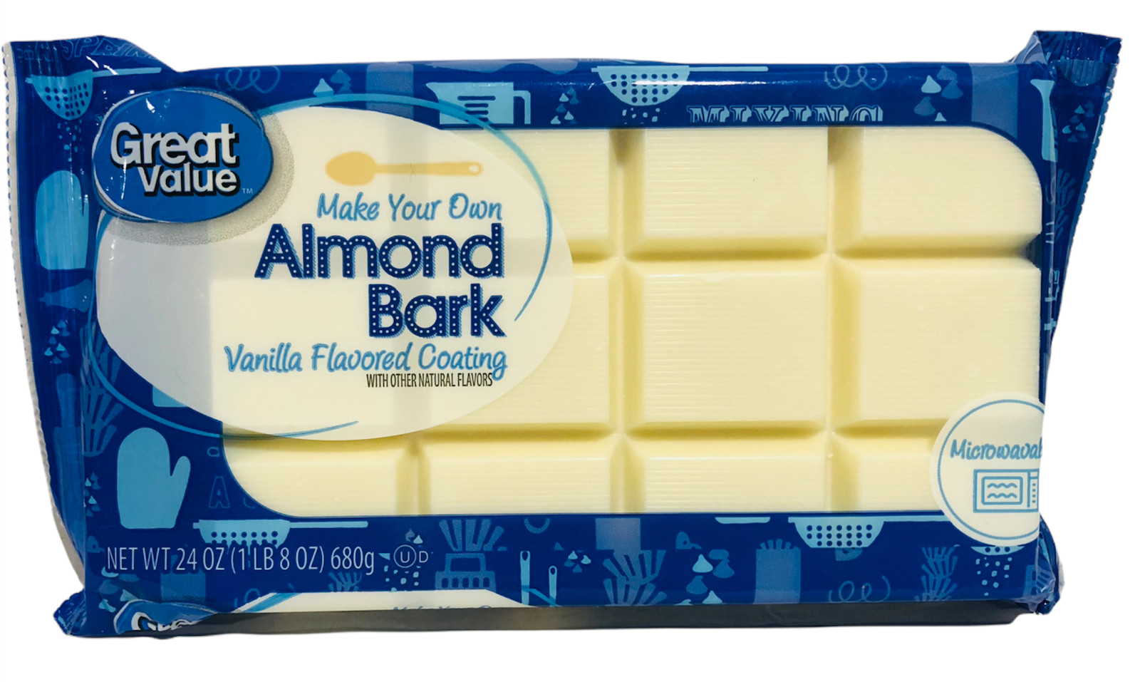 Great Value Almond Bark Vanilla Flavored Coating 24 oz