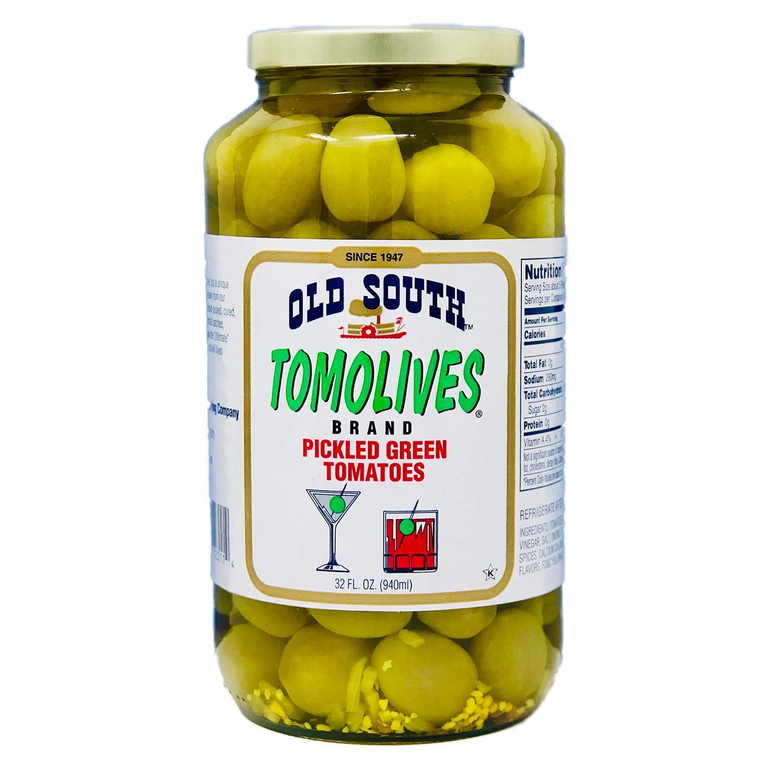 Old South Tomolives Pickled Green Tomatoes 32 Ounces 1 Each