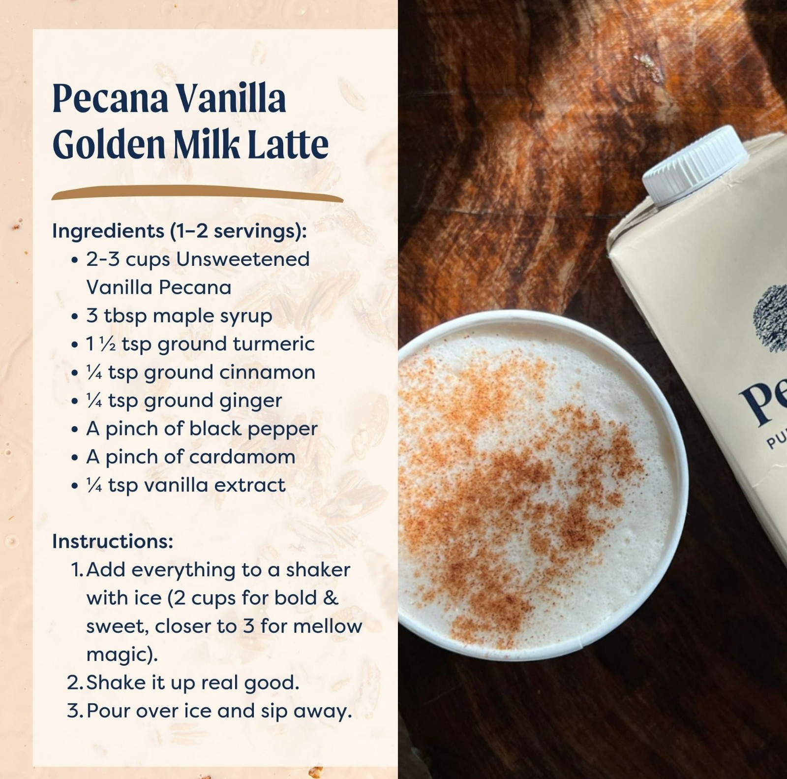 Unsweetened Vanilla Pecan Milk by Pecana – 32 fl oz