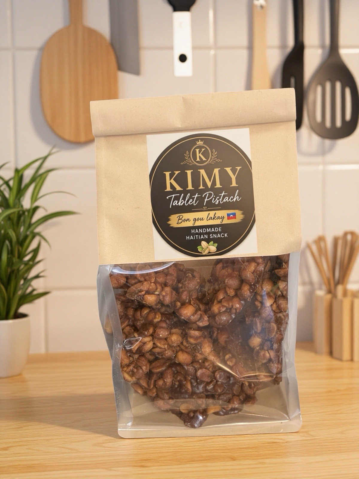 KIMY Tablet Pistach Haitian Peanut Snack Mix of Nut & Seed Pantry, Peanuts