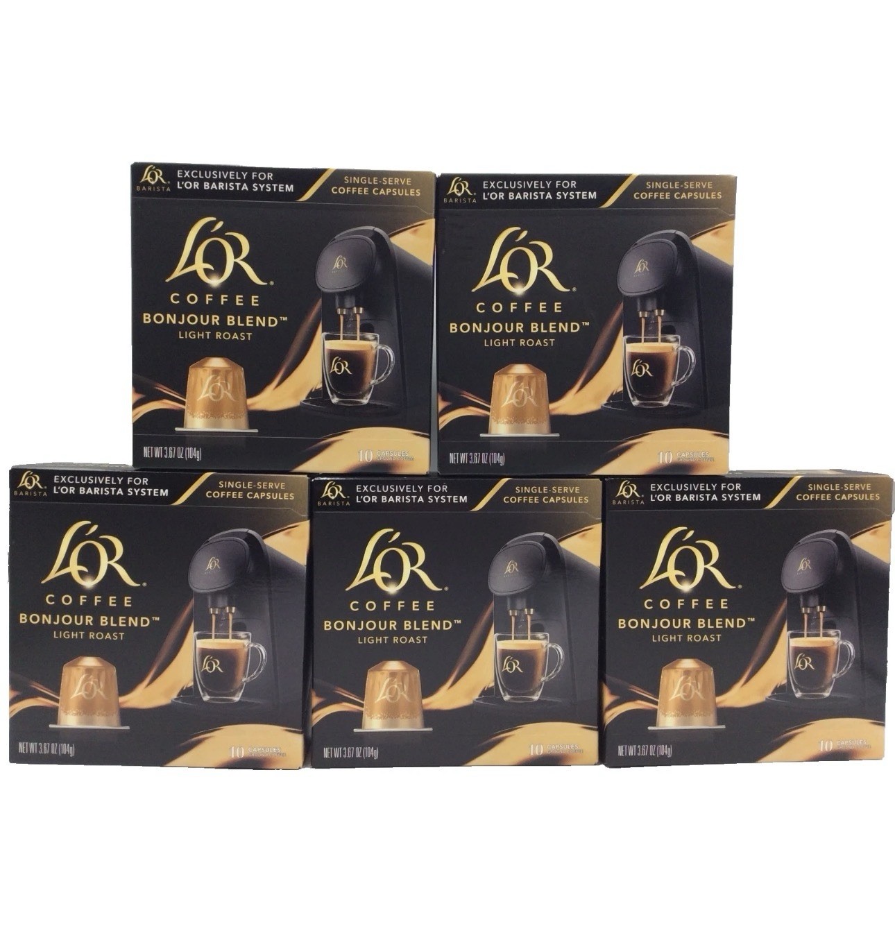 L’OR Coffee Pod Bonjour Blend For L’OR BARISTA System, 50 Capsules ☕APR/2026☕
