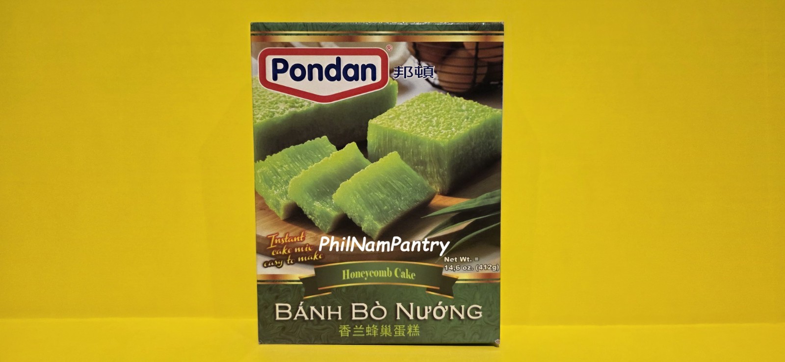 Pondan Honeycomb Cake Bánh Bò Nướng Instant Cake Mix Product of Indonesia