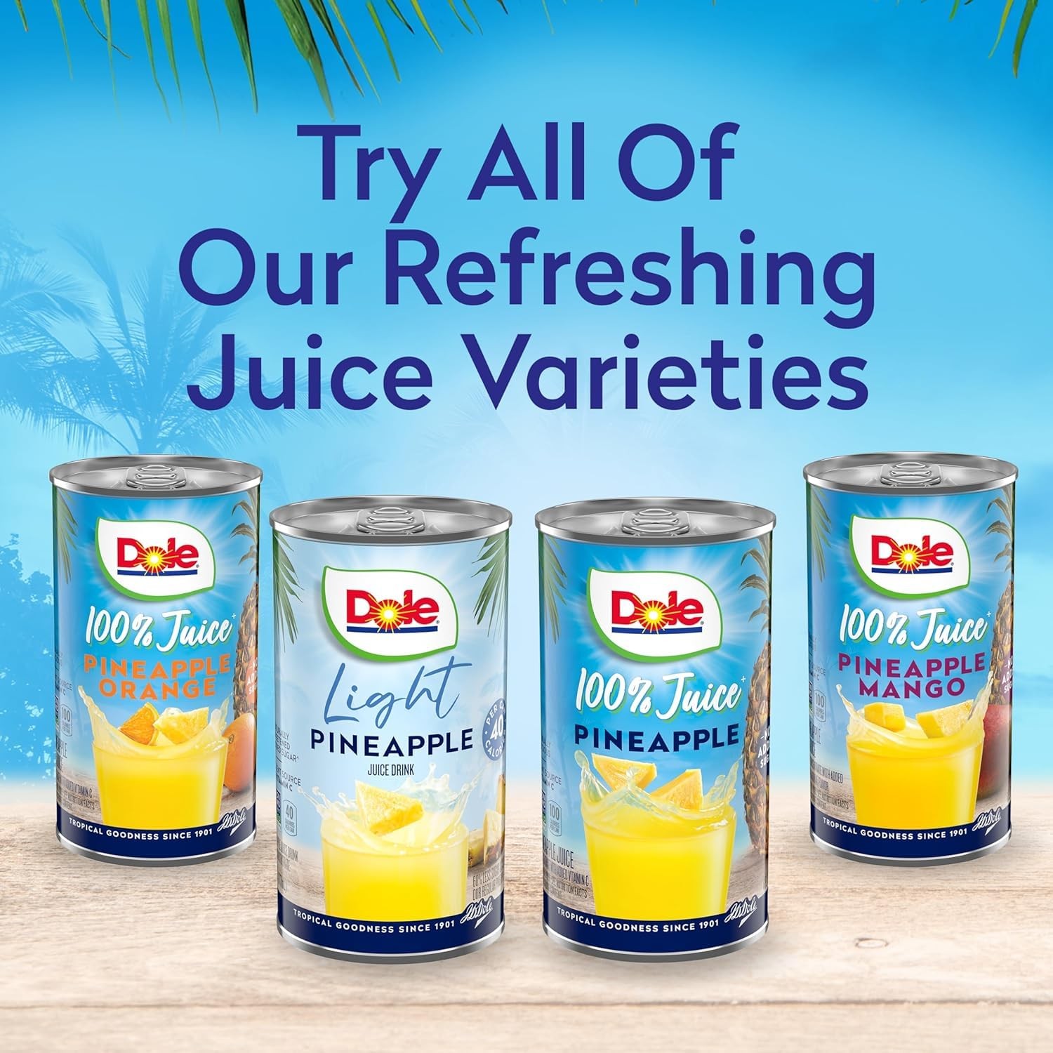 Dole 100% Pineapple Juice, 8.0 Fl Oz, Pack of 24 8 Oz (Pack 24)