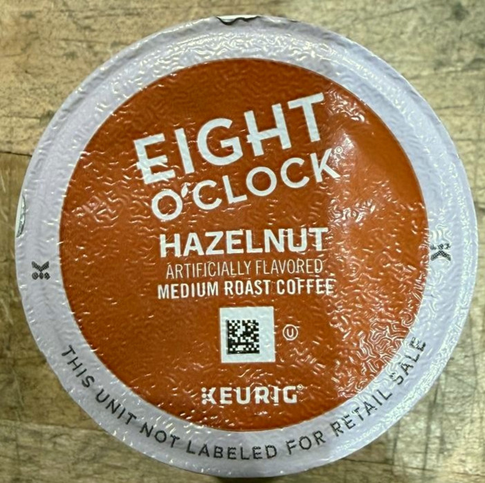 96/PACK Eight O’Clock Hazelnut Coffee K-Cup Pods BULK PACKAGING