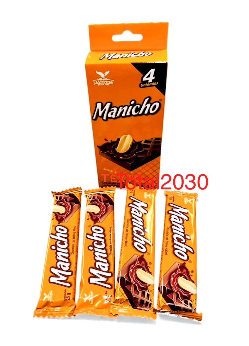 Manicho La Universal Ecuador 4 Manicho milk chocolate and peanuts